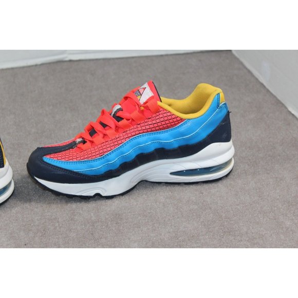 Nike Air Max 95 Now Boys Size 6.5Y Multicolor Athletic Shoes Sneakers AV2289-600 - Picture 4 of 16